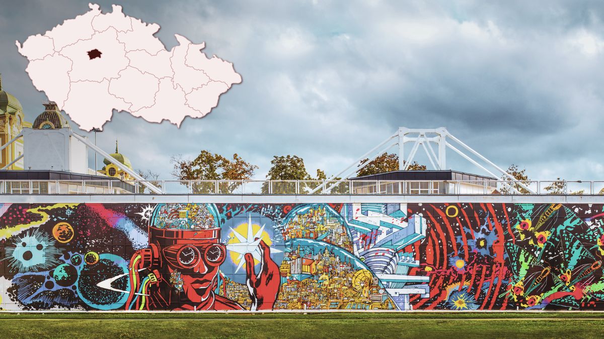 Obří graffiti po rozebrání pomůže lidem v koronavirové nouzi